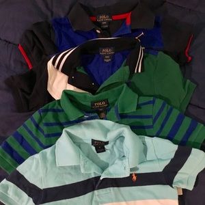 4 Boys Ralph Lauren short sleeve polo shirts